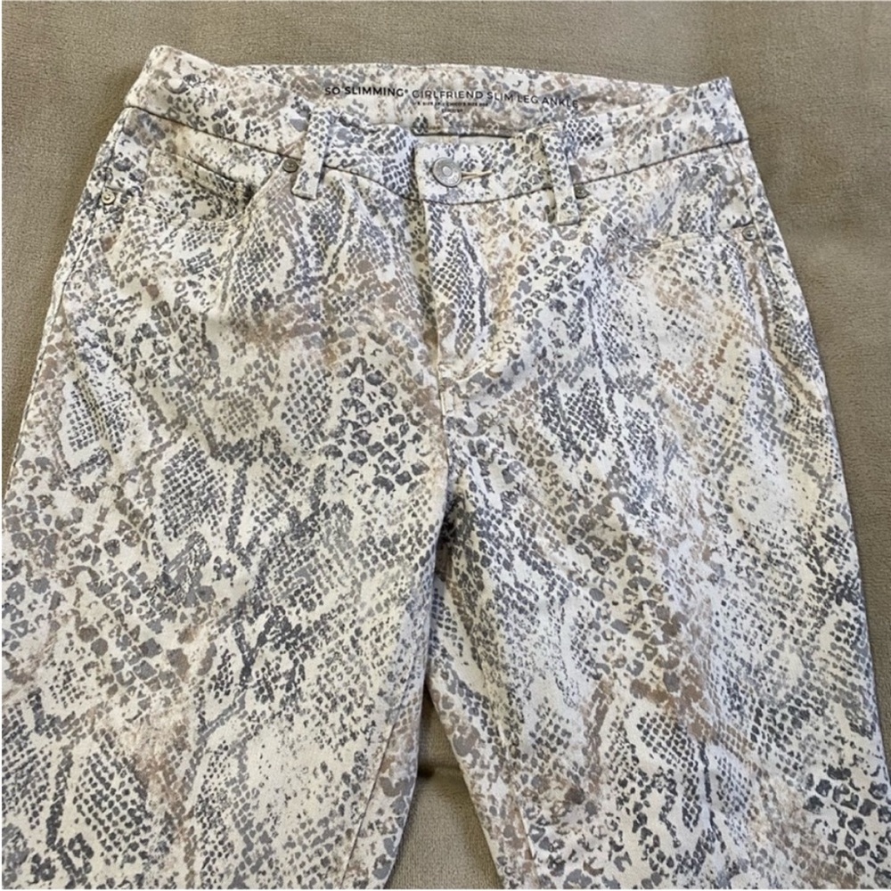 Chico’s So Slimming Python Snake Print Girlfriend… - image 6